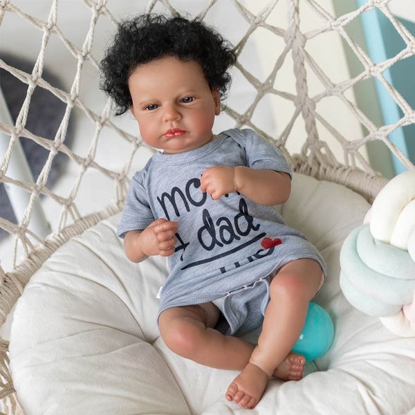 

40jc realistic baby toddler reborns doll 20 inch closed /opened eyes baby toy lifelike newborn dolls infant gift with clothes