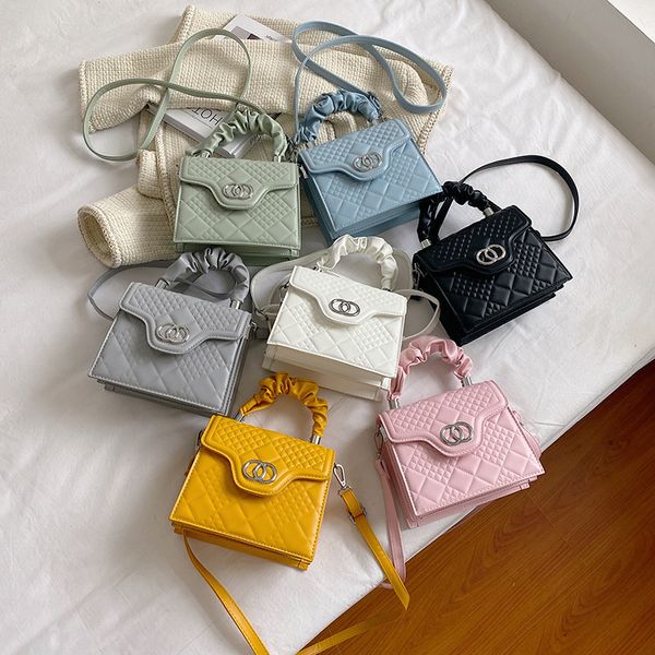 

design bag bag 2021 autumn wrinkled hand lingge flip