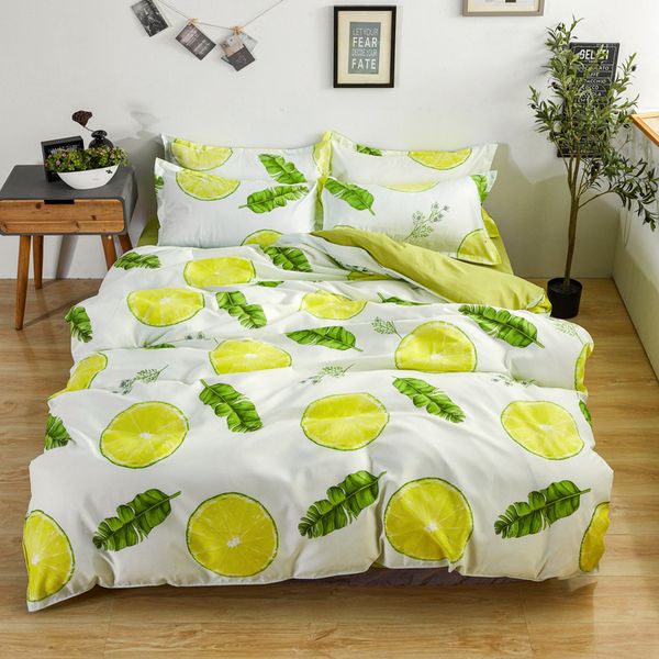 

aloe cotton spring single bed sheet dormitory supplies 3-piece bedding 4-piece set