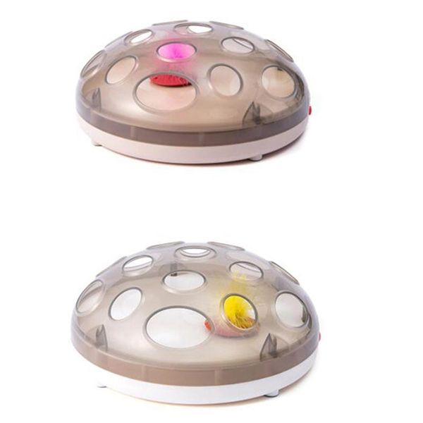 

cat toys pet vocal toy lev electric multicolor feather