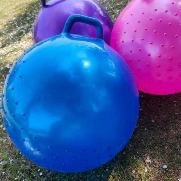 

fitness balls yoga ball set massage particle santa claus pattern handle bouncy durable