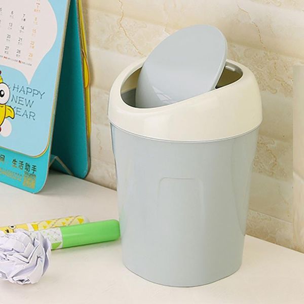

waste bins desktrash can mini car bin trumpet creative covered kitchen living room home rubbish