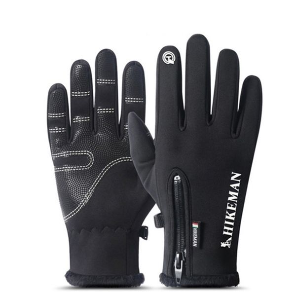 

winter gloves mens waterproof riding ski cold touch screen non-slip motorcycle heating keep warm 211124, Blue;gray