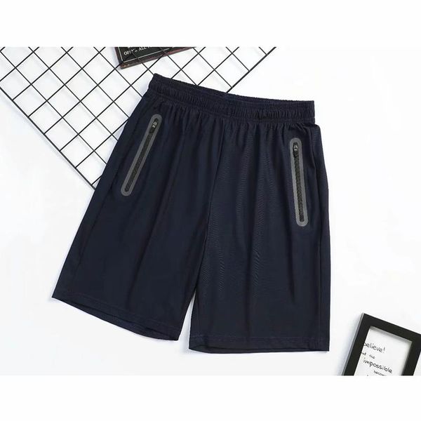 

running shorts male 2021 summer breathable quick-drying ice silk five-point pants fitness basketball training sports men, Black;blue