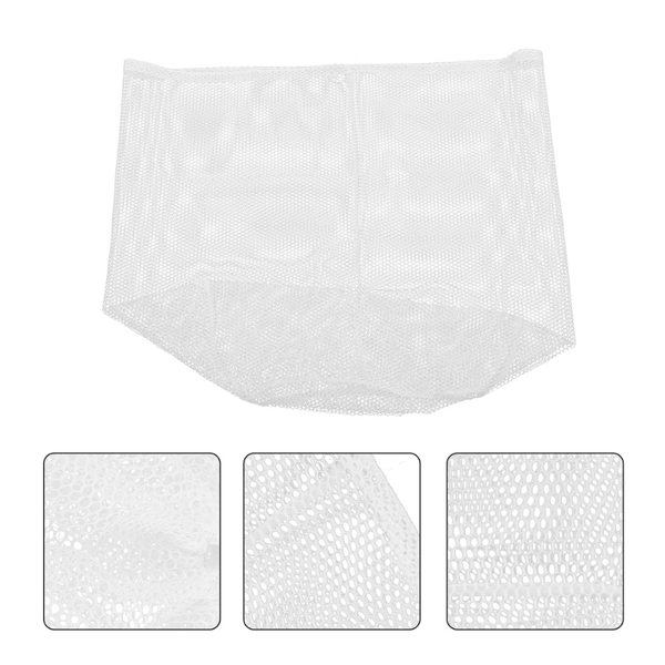 

laundry bags 2pcs polyester household mesh bag durable washing garment white