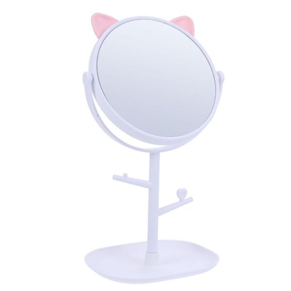 

mirrors rotatable makeup mirror ears shape tablevanity with tray
