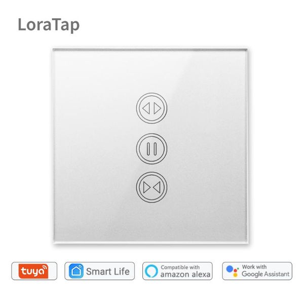 

smart home control tuya life wifi curtain switch silver for electric motorized blind roller shutter google alexa voice