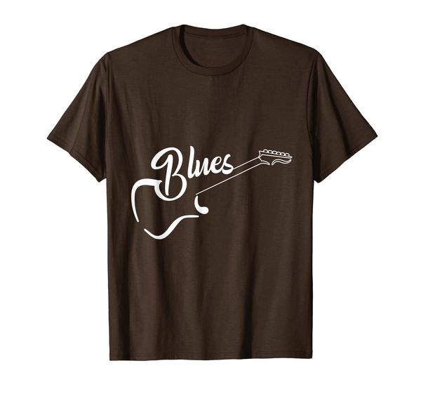 

blues guitar player t-shirt gift for men women t-shirt, White;black