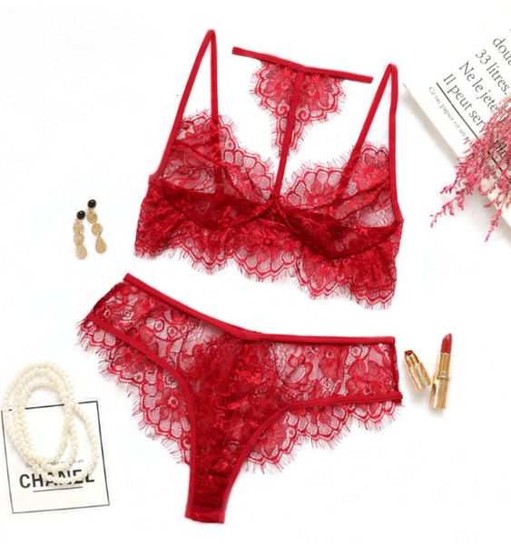 

selling lingerie allure lace 79, Red;black