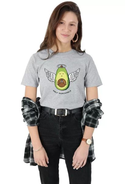 

holy guacamole t-shirt funny avocado vegan angel slogan avo-cardio, White;black