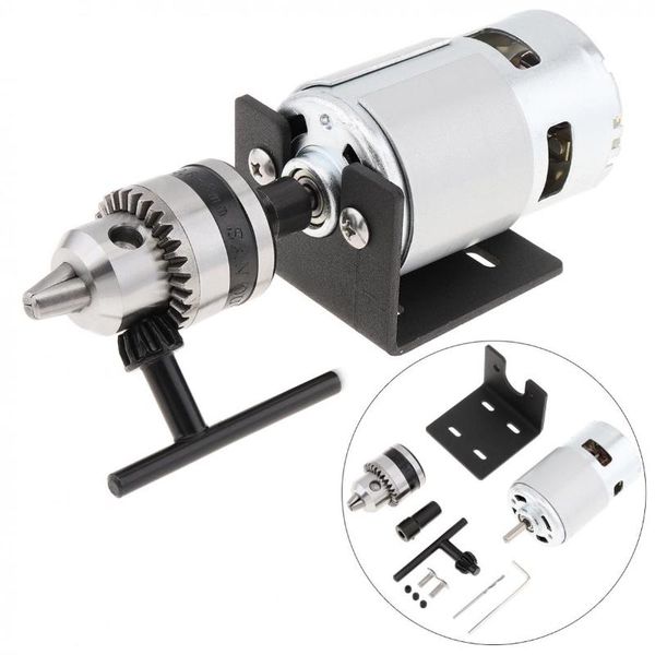

professiona electric drills 12-24v 775 lathe press motor 50/60hz with b10 drill chuck and mounting bracket 8000-28000rpm for home diy