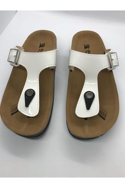 

slippers women's white thong, Black