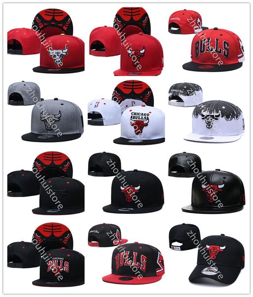 

#13;chicago bulls snapbacks baseball hats teams city mix match order all cap hat wholesale stitched embroidery fast delivery, Black;white