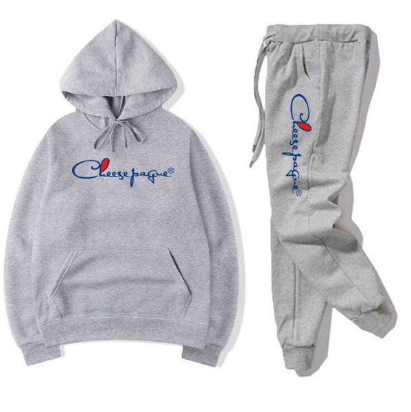 

tracksuits men sets winter hoodies pants 2 piece set 2022 running hoody mens brand sweatshirt sport joggers sweatpants suit male, Black