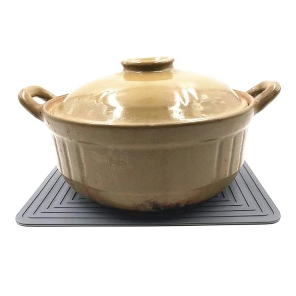 

mats & pads silicone trivet mats, non slip flexible heat resistant pot holder jar opener table accessories