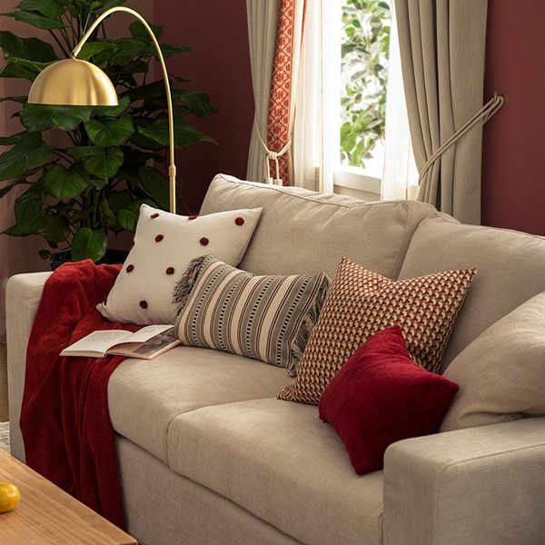 

cushion/decorative pillow office throw american country style retro sofa case warm series living room