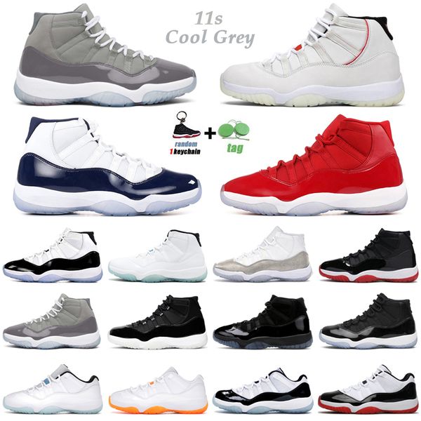 

11s cool grey basketball shoes men women 11 jubilee 25th anniversary bred concord 45 prom night legend blue heiress mens trainers sport snea