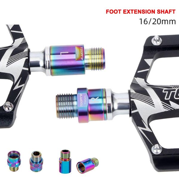 

bike pedals bicycle pedal axle extenders bolts spacers chromium-molybdenum steel 16mm/20mm