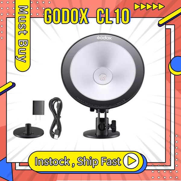 

flash heads godox cl10 led webcasting multi-color light for pography studio tiktok live youtube pk sl150w ii aputure ls c120d