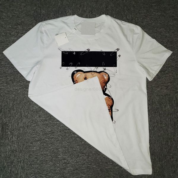 

animal uniex women print t shirt men casual tees summer ins style fashion man short sleeve trendy hip hop street clothes streetwear, White