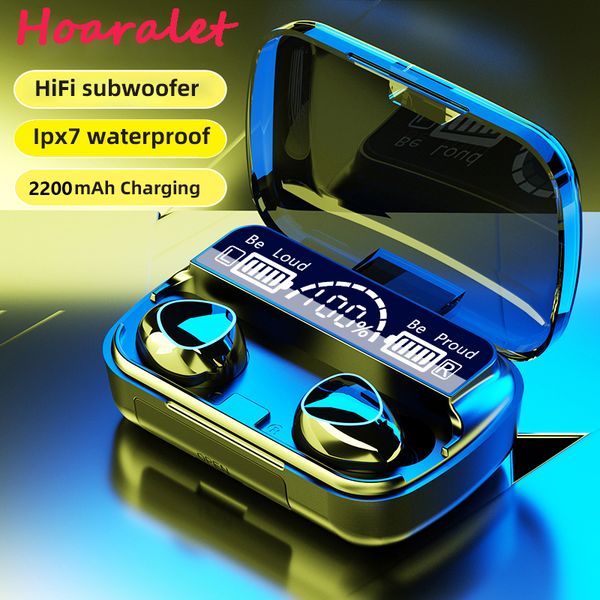 

tws bluetooth 5.1 earphones charging box wireless headphone 9d stereo sports waterproof earbuds headsets with microphone