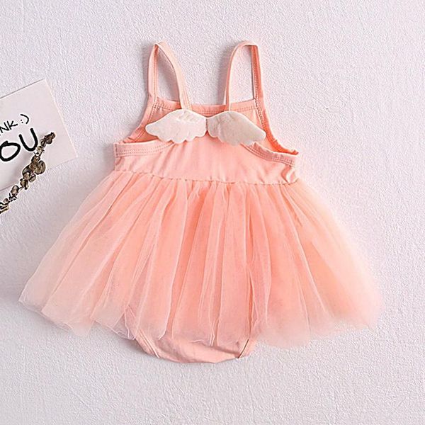 

girl's dresses yg brand baby clothing wholesale 100 day girl one-piece dress with mesh skirt 0 to 2 years old summer, Red;yellow