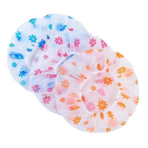 

shower caps waterproof cap female hair cover hat anti-smoke