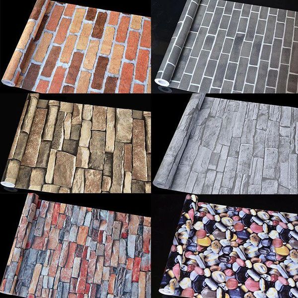 

wallpapers 3d wallpaper self-adhesive brick bedroom waterproof stickers dormitory wall decoration