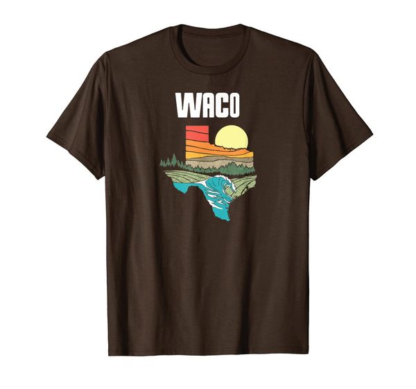 

Waco Texas Outdoors Vintage Nature Retro Graphic T-Shirt, Mainly pictures