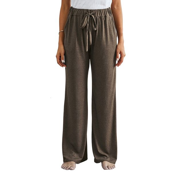 

dlm wide leg 2021 new loose solid color tethered long women's pants, Black;white