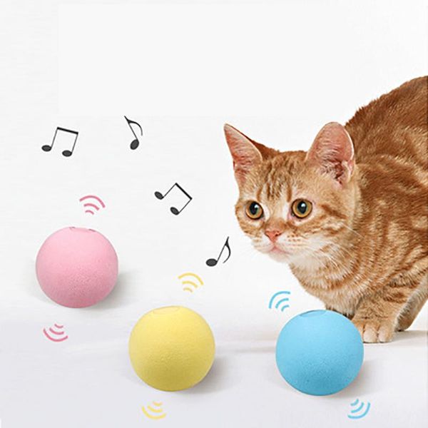 

cat toys kitten plush ball catnip simulates the real sounds of animals interactive teaser colorful playing funny pet accessories