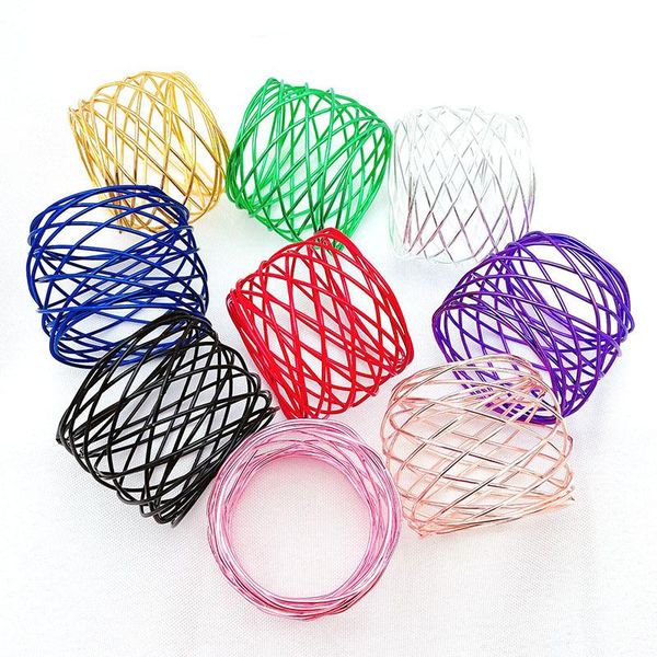 

napkin rings 6pcs/lot halloween barbed wire buckle metal link day party deskdecoration ring