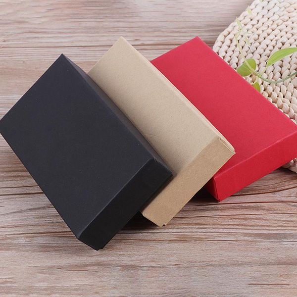 

gift wrap 5pcs kraft box color package carton small wedding party favor supplies cute square storage baby shower gifts boxes