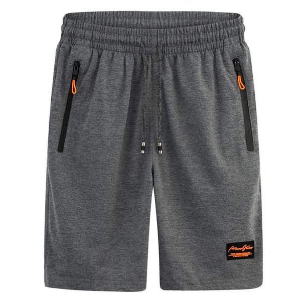 

men's shorts summer clothing mens half middle loose knee length straight mid elastic waist quick beach size m  -5xl 6xl, White;black