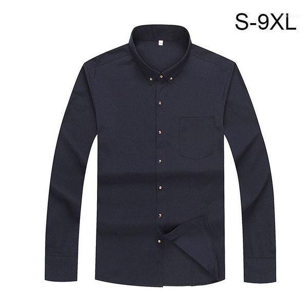 

man plus size solid men dress formal shirts large white social mens clothing custom wedding shirts1, White;black