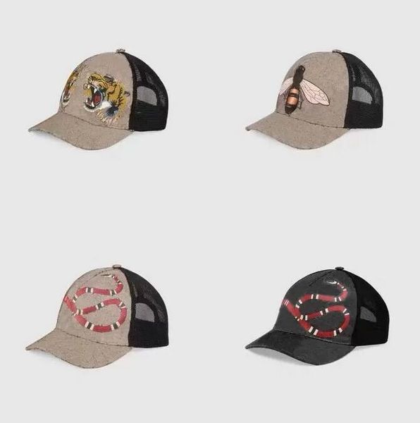 

design tiger animal hat embroidered snake men's brand men's and women's baseball cap 2021, Blue;gray