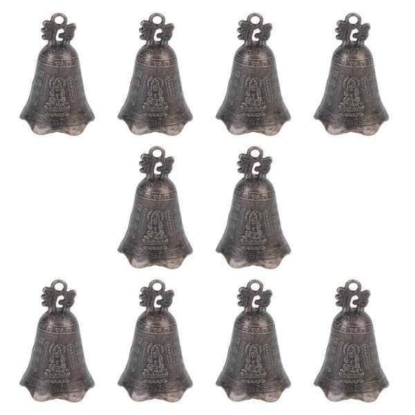 

decorative objects & figurines 10 pcs vintage bells diy bell hanging pendants car inner