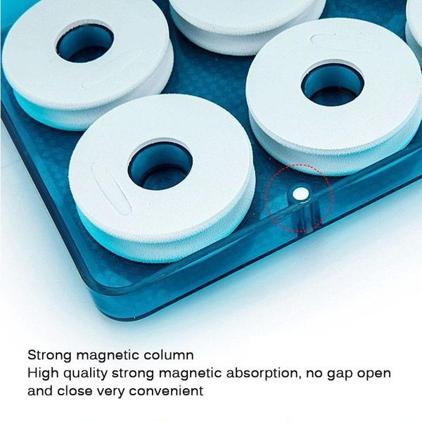 

fishing accessories 16pcs tackle box foam spools line wire board winding