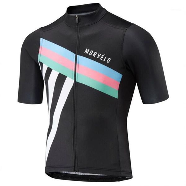

summer short sleeve cycling jersey man mountain bike clothing racing mtb wear ropa shirt road 1, Black;red