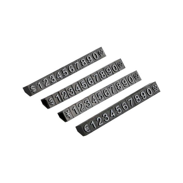 

acrylic display pricing tag price numeral cubes displays plastic