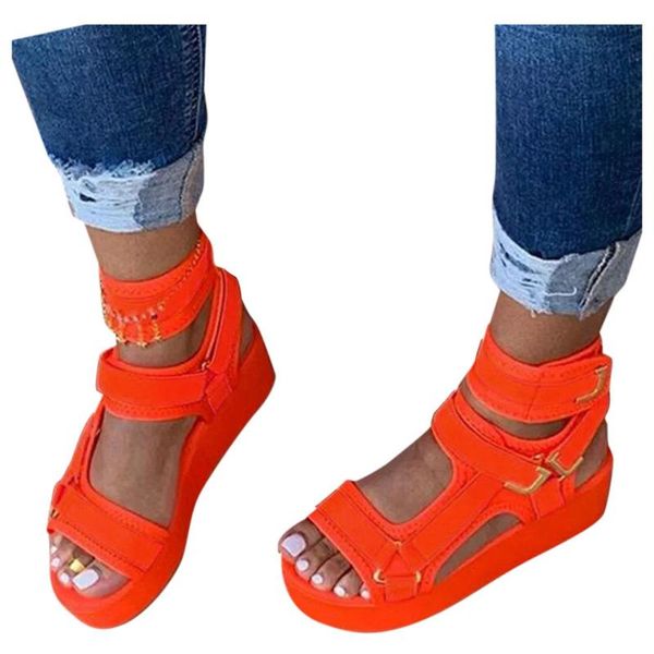 

dress shoes women summer soft slip sandals platform for womens open toe ankel strap flats comfortable beach, Black