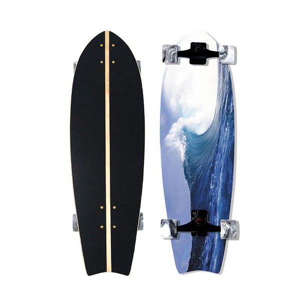 

skateboarding 4 wheels land surfboard skateboard surfskate professional adults high elasticity stability bracket street walking skateboards