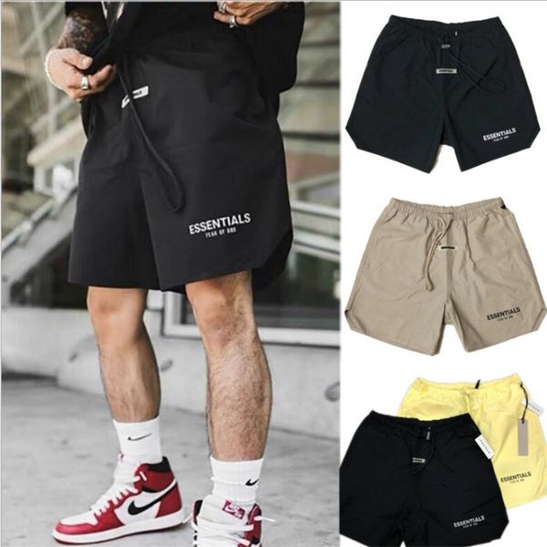 

fog fear of god essentials sports and fitness shorts, White;black