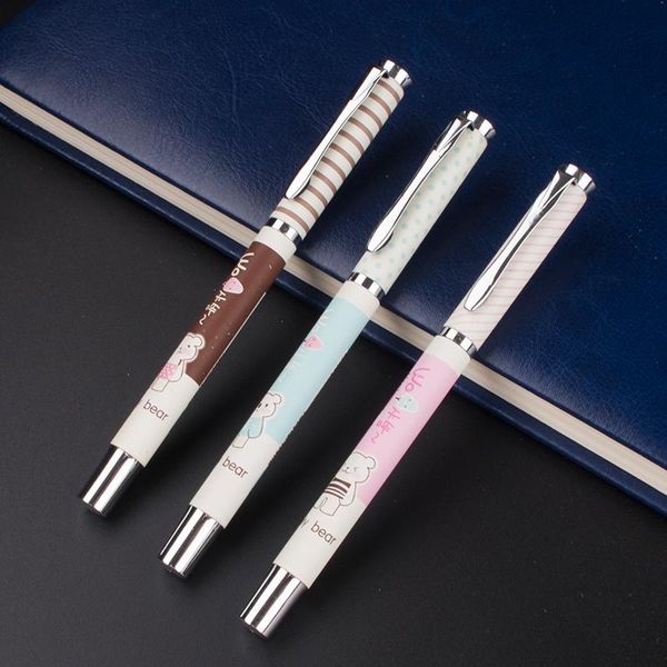 

fountain pens 3 color selection business office fine nib pen good