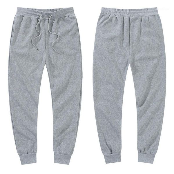 

men's pants merk broek mannen en vrouwen winter casual mode jogging herfst zwart wit sport effen kleur dagelijkse joggingbroek, Black