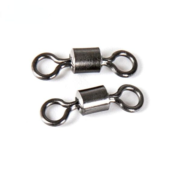 

fishing hooks 50pcs swivel sizes solid connector ball bearing snap swivels rolling stainless steel beads ring lb hook