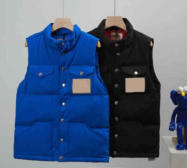 

men's vests latest down vest men and women winter warm jacket fashion design casual sleeveless hz1g, Black;white