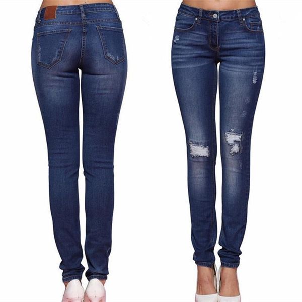 

women's jeans 2021 ripped and leggings for women, Blue