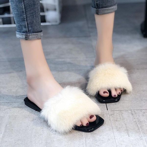 

sandals 2021 fashion female heels shoes summer comfortable slip-on flat platform, Black