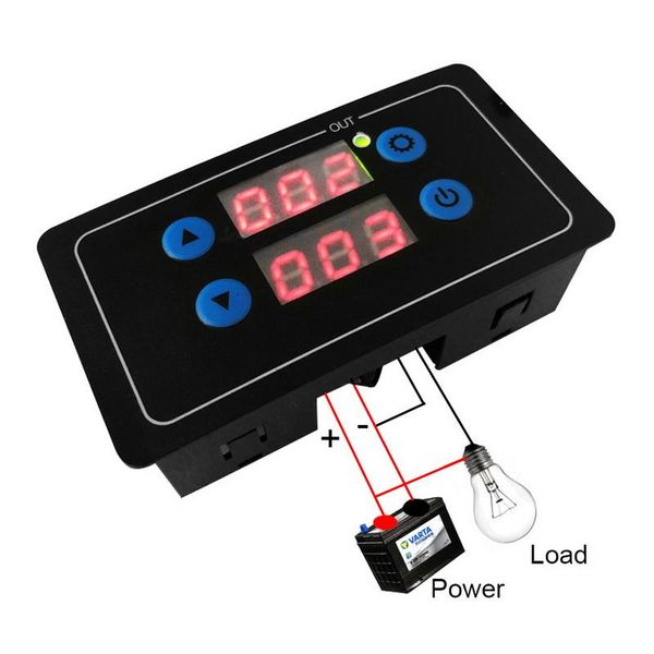 

timers time delay board countdown timer programmable cycle control module dalay dual display